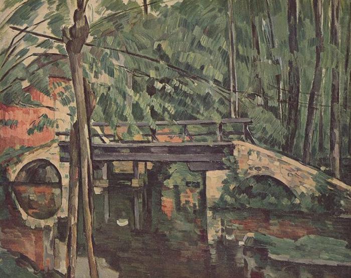 Paul Cezanne Pont de Maincy china oil painting image
